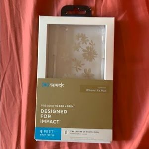 Speck Presidio Clear+Print Case XS Max